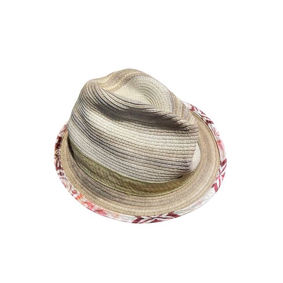 ROBERT GRAHAM Silk Trim Fedora Hat Men's L XL BEACH VACATION TRAVEL OUTDOORS - Picture 1 of 4